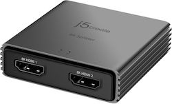 J5create Hdmi 2.1 8k 2-Посочен Сплитер J5create Hdmi 2.1 8k 2-Посочен Сплитер