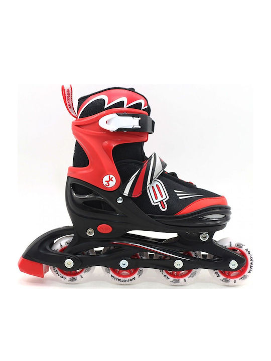 Αθλοπαιδιά Inline / Quad Αυξομειούμενα Rollers Μαύρα Παιδικά