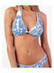 Bikinioberteile Dreieck Blau Keramik