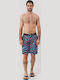 Herren-Bademode Bermuda Schwarz mit Mustern 1065540005