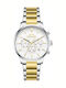 Slazenger Men's Battery Watch with Silver Metal Bracelet