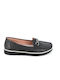 Leder Damen Mokassins in Schwarz Farbe 06/10292_MAUR