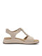Damen Anatomisch Beige Sandalen