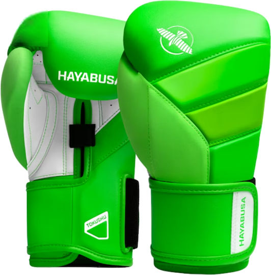 Hayabusa Leather Boxing Gloves for Competition Green