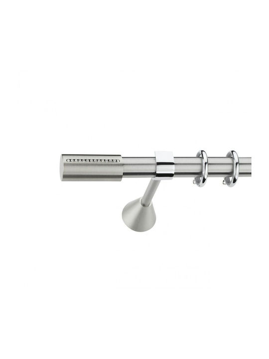 Best Bară Metalică Pentru Perdele B012 Simplă Φ20mm 160cm Argintie