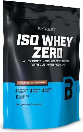 Biotech USA Iso Whey Zero Протеин от Суроватъчен Протеин Без Глутен и Лактоза с Вкус Caffe Latte 454гр