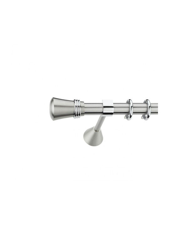 Best Bară Metalică Pentru Perdele B016 Simplă Φ20mm 160cm Argintie