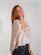 Rima Women's Silk Shawl Pink