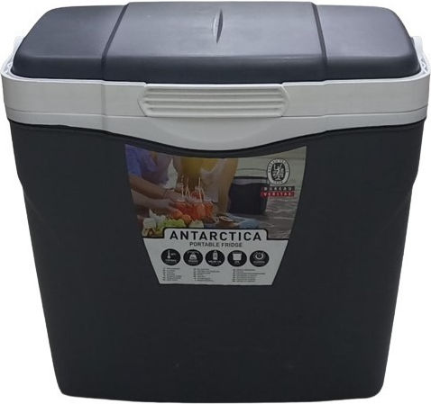 Sidirela Tragbares Kühlschrank 24lt Grau