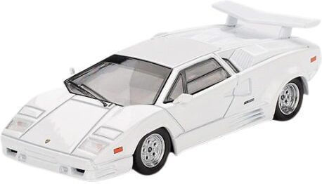 Model Mașină Lamborghini Countach 25th Anniversary Alb 1989 Scara 1:64 Mini GT Mgt01134-l