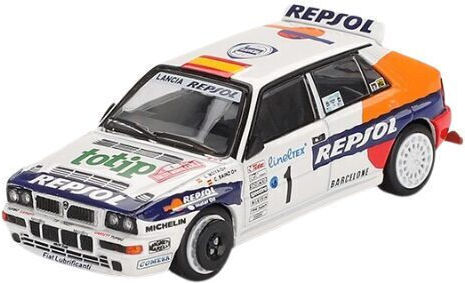 Mașină Lancia Delta Integrale Evoluzione #1 Raliu Monte Carlo 1993 Scara 1:64 Mini GT MGT01131-L