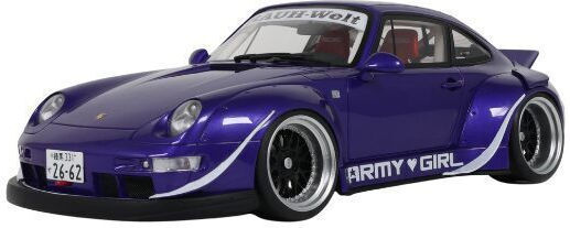 Model Mașină Rwb Army Girl Mov 2015 1:18 Gt Spirit Gt562