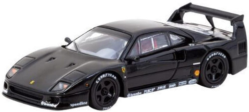 Model Mașină Ferrari F40 Negru Diecast Logo «madrid 2026» Scara 1:64 Tarmac