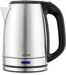 Ufesa 1.7L Silver Kettle with Power 2200W