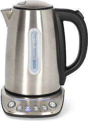 Nedis 1.7l Steel Wi-fi Connected Electric Kettle Adjustable Temperature Silver 2200w Nedis 1.7l Steel Wi-fi Connected Electric Kettle Adjustable Temperature Silver 2200w