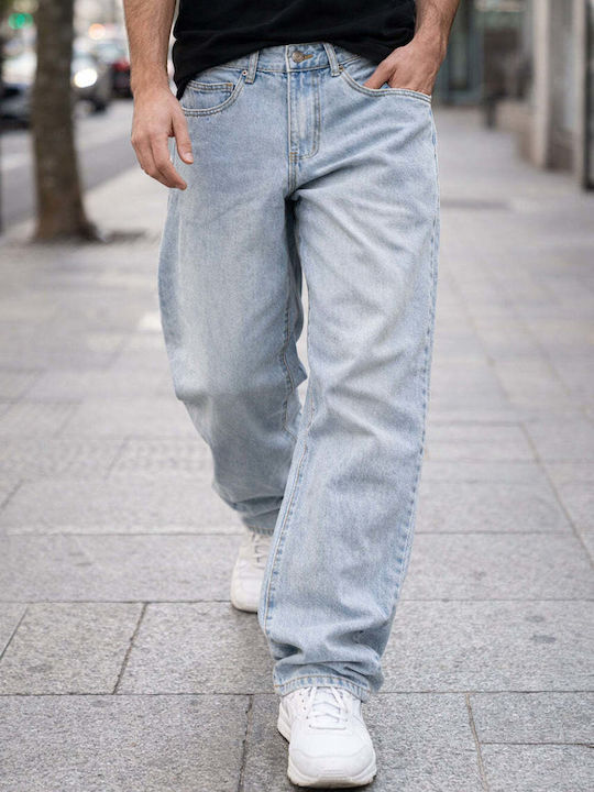 GUF Men's Baggy Blue Jeans Pants