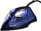 Sokany Steam Iron 1600w Ceramic Soleplate 190ml Tank Black Blue