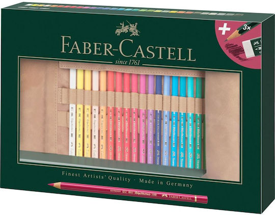 Faber-Castell Buntstifte Packung Rolle 34 Stück