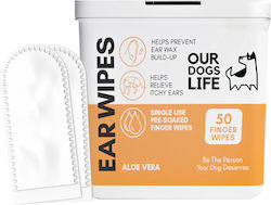 Dog's Life Dog Ear Wipes Υγρά Καθαριστικά Δακτύλου Αυτιών Σκύλους Dog's Life Dog Ear Wipes Υγρά Καθαριστικά Δακτύλου Αυτιών Σκύλους