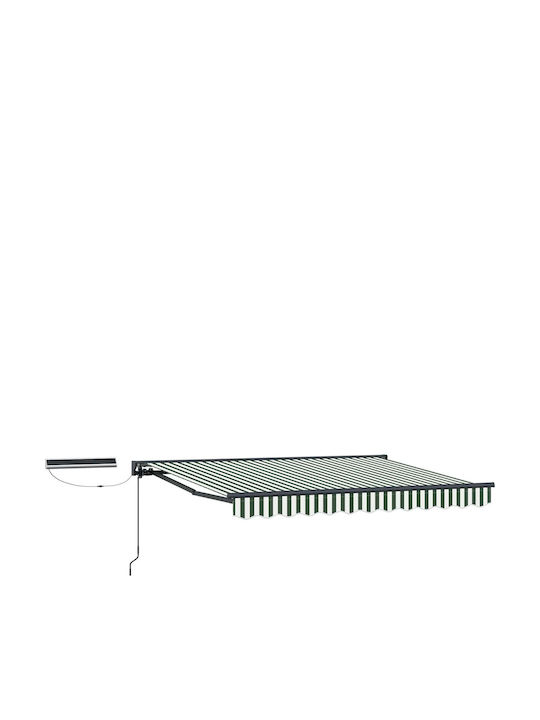 vidaXL Pavillon Terrasse Grüne 3.5x2.5m