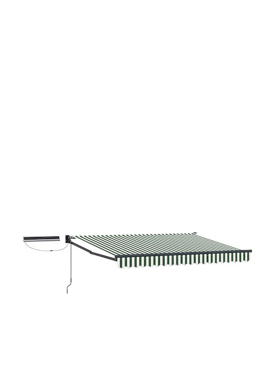 vidaXL Τέντα Βεράντας Πράσινη 3x2.5m