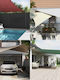 vidaXL Gray Terrace Tent 6x6m