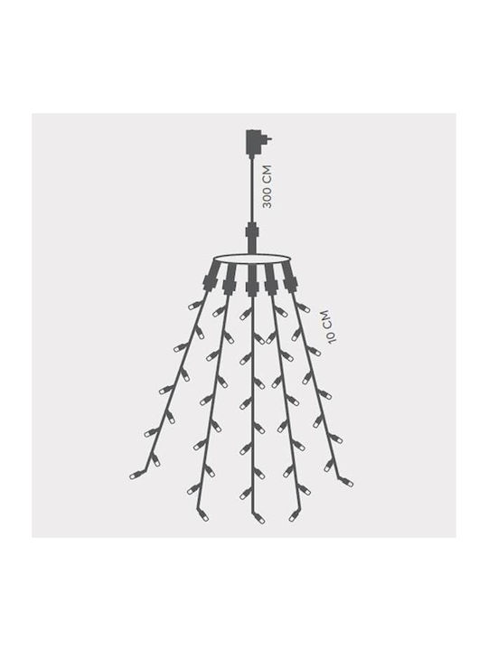 175 Luminite LED Albe Tip Caracatiță