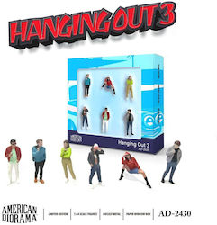 Σετ Φιγούρες «hanging Out 3» 2025 Αμερικανικό Διοράμα Κλίμακας 1:64 Ad-2430 Σετ Φιγούρες «hanging Out 3» 2025 Αμερικανικό Διοράμα Κλίμακας 1:64 Ad-2430