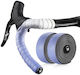West Biking 1 Pair Bicycle Handlebar Tapes Road Ultra Light PU Tape Cycling Bar Non Slip Grip Does Not Slip On Sweat Purple Tape
