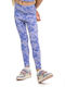 Kids Leggings Sports Long Blue