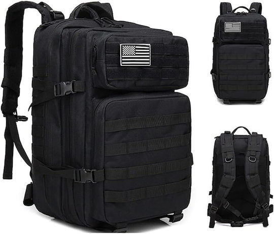 Military Backpack Black 40lt