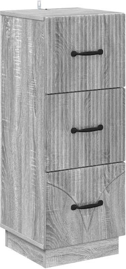 Sertar de Depozitare din Lemn cu 3 Sertare M33xL34.5xÎ87cm
