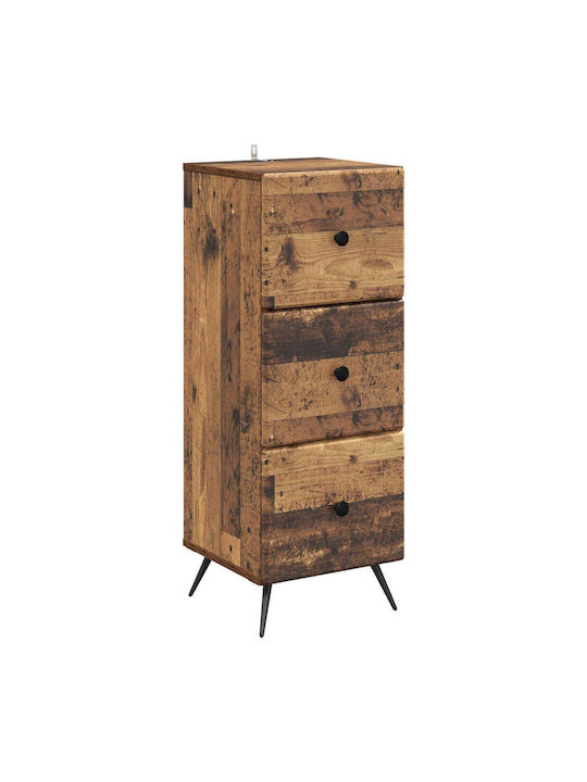 Wooden Storage Drawers with 3 Drawers L33xW34.5...