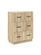 Comodă Dormitor Din Lemn Cu 3 Sertare 66x34.5x87cm