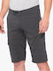 100% Men's Gray Cycling Bermuda