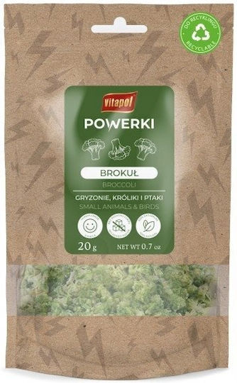 Vitapol Powerki Freeze-dried Broccoli Rodents Rabbits Exotic Birds 20g