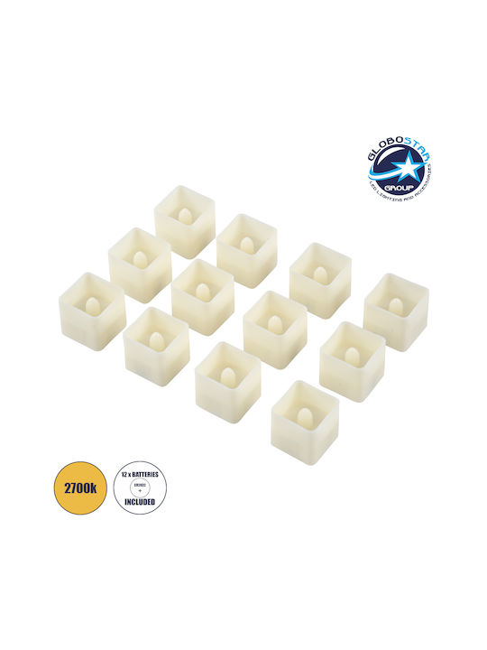 Candle Light Decorative LED Lamp Warm White Wax Polish
