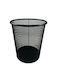 Sidirela Büromülleimer E-1462 Rund 26x26x28cm Schwarzes