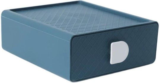 Kunststoff Schreibtischschublade 20x7,5x20cm Blau