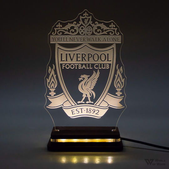 World of Wood Decorative Table Lamp Liverpool LED 19x13cm