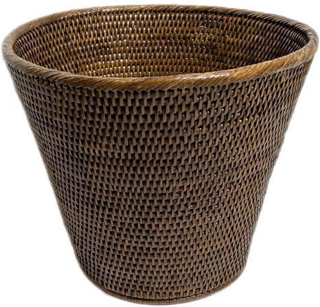 Coș Vaze Pentru Plante Rattan Maro 33x28 Cm