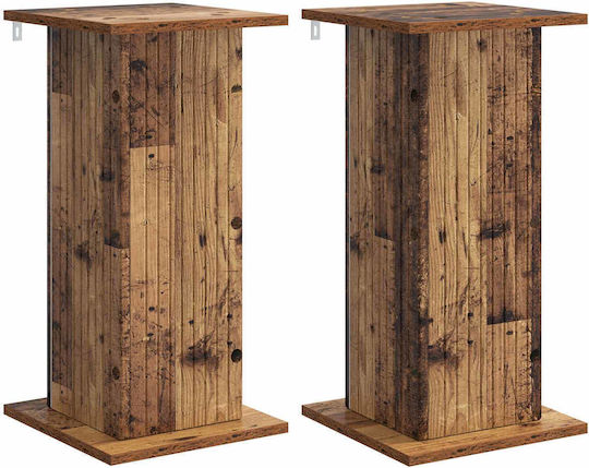 vidaXL Ανθοστήλες Ξύλινες 30.5x30x60.5εκ. 2τμχ