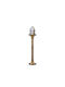 Lido Outdoor Small Post Floor Lamp IP64 For E27 Bulb Bronze