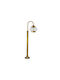 Lido Outdoor Small Post Floor Lamp IP23 for E27 Bulb Bronze