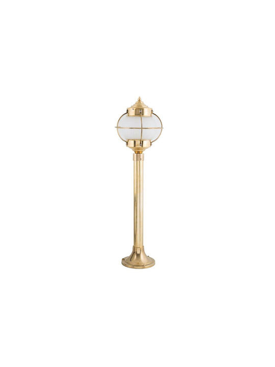 Lido Outdoor Small Post Floor Lamp IP23 For E27 Socket Bronze