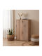 Wooden Shoe Organizer Valenor 69x34x120cm