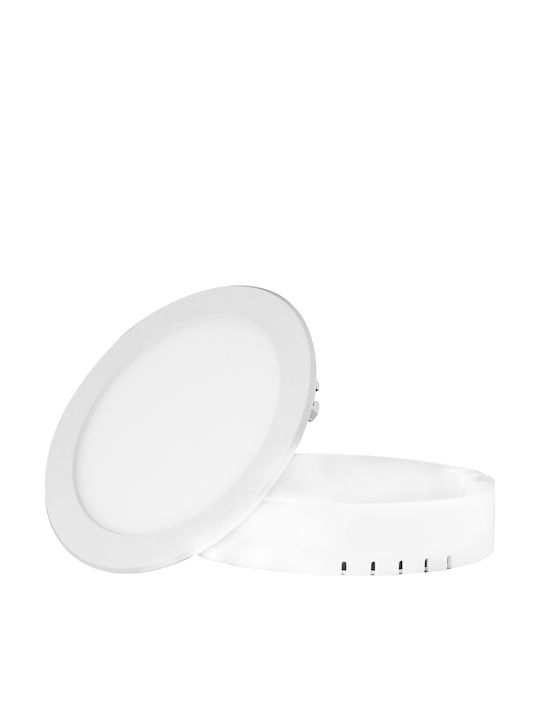 Aca Στρογγυλό LED Panel 12W 170εκ.