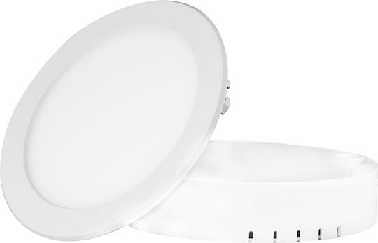 Aca Στρογγυλό LED Panel 12W 170εκ.