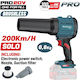 Bormann Pro BBP5442 Handheld Laubbläser mit Batterie 20V Solo mit Maximaler Luftgeschwindigkeit 200 km/h