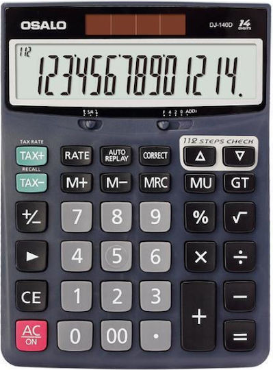 Osalo Dj-140d Calculator With Check & Correct 14 Digit Display 112 Step Review Solar Energy Accounting Financial Office